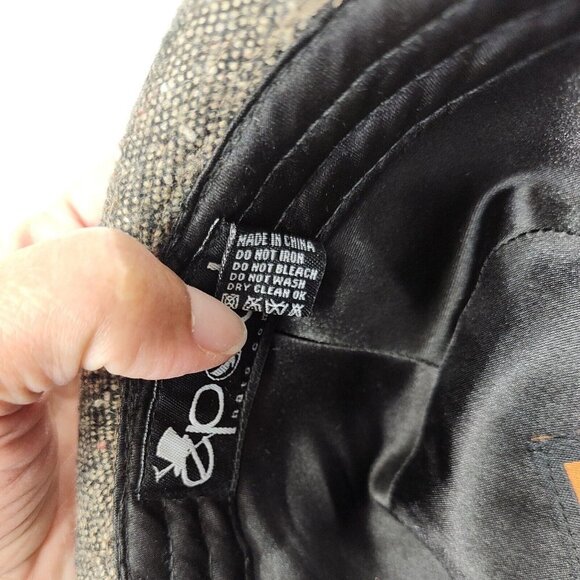 Epoch Brown Wool Hat Fedora Tweed Men Size S/M - Picture 9 of 9